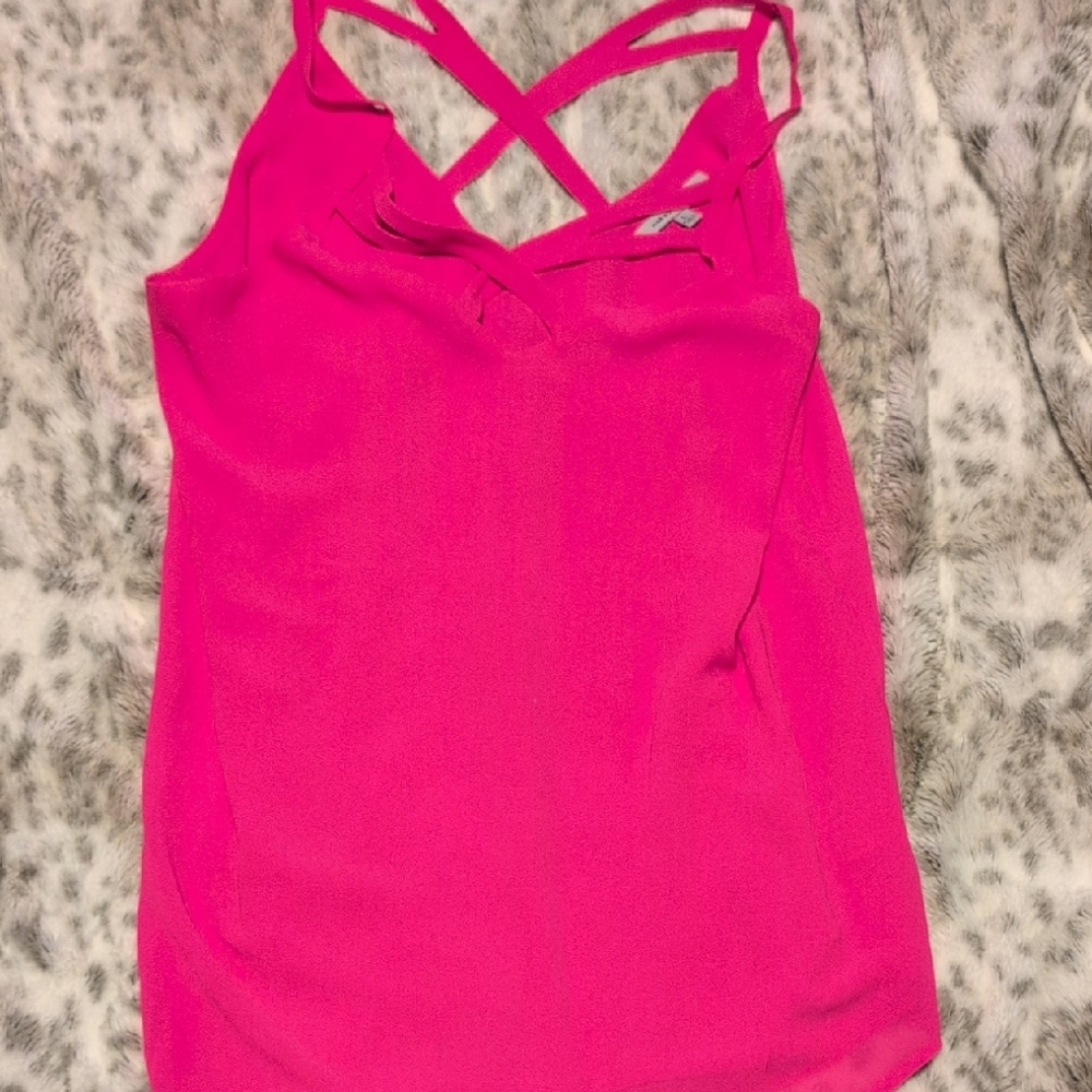 Naked Zebra Fuchsia Strappy Camisole